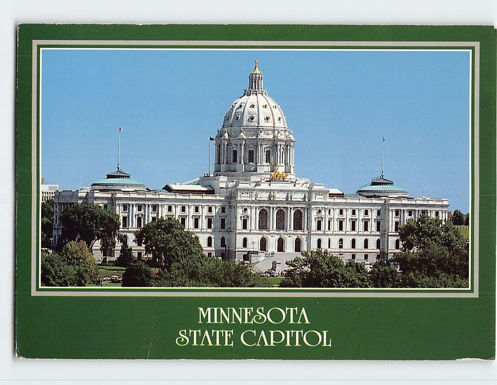 Postcard Minnesota State Capitol St. Paul Minnesota USA