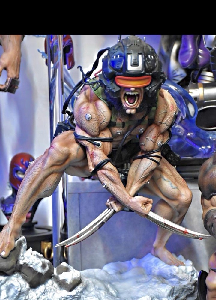 Custom Last Level Weapon X Wolverine 1/4 Scale Statue Sculpted By Franco
