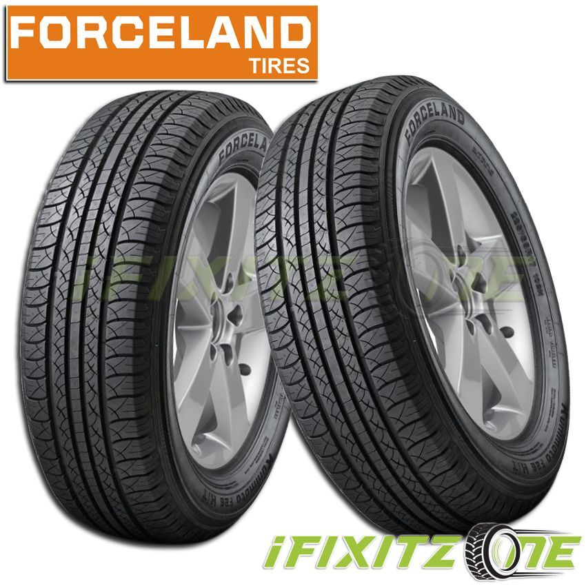 2 Forceland Kunimoto F26 245/65R17 111T Tires, Truck/SUV, All Season, 500AA, New