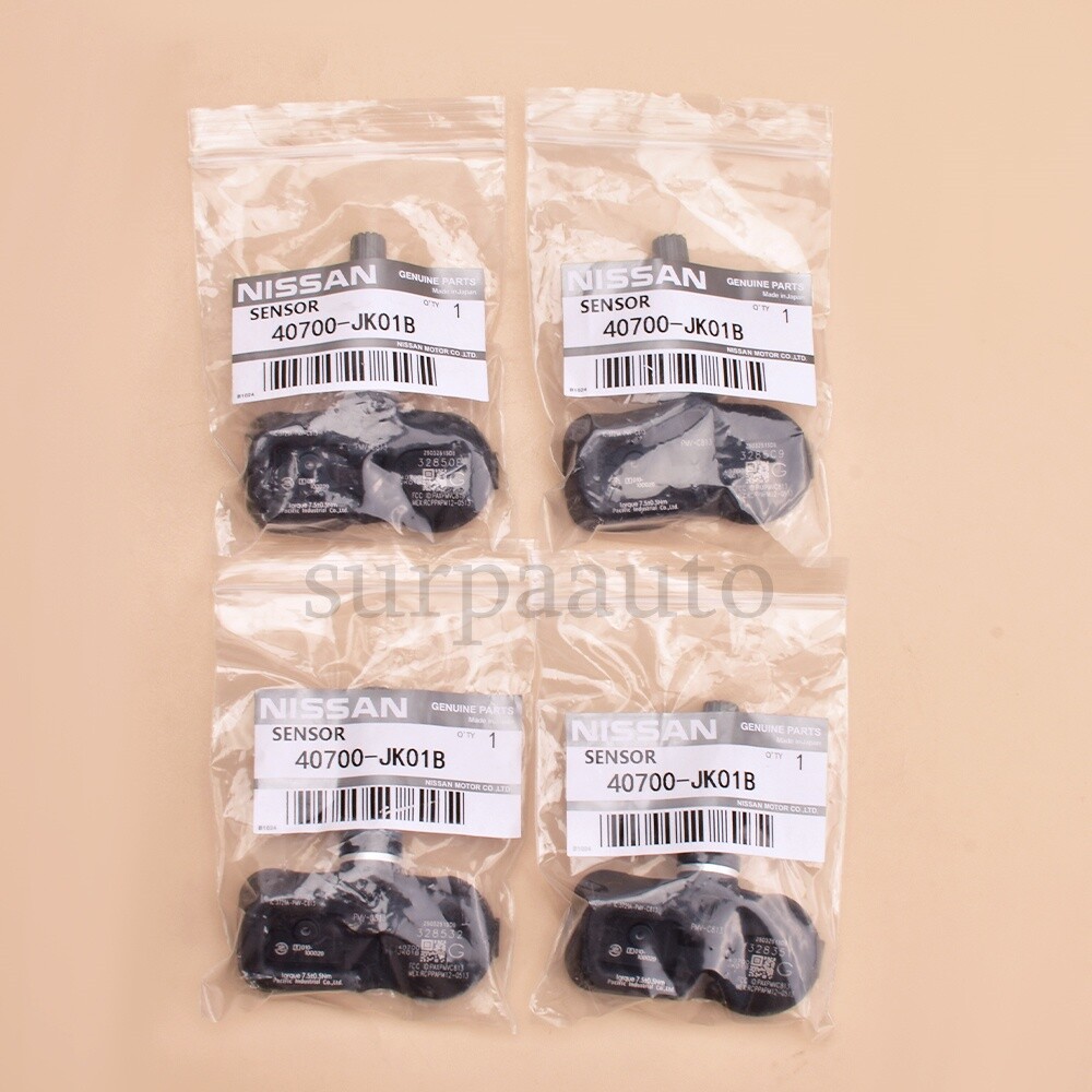 4PCS OEM TPMS Tire Pressure Sensors Fit Infiniti FX35 FX45 FX50 G35 40700-JK01B