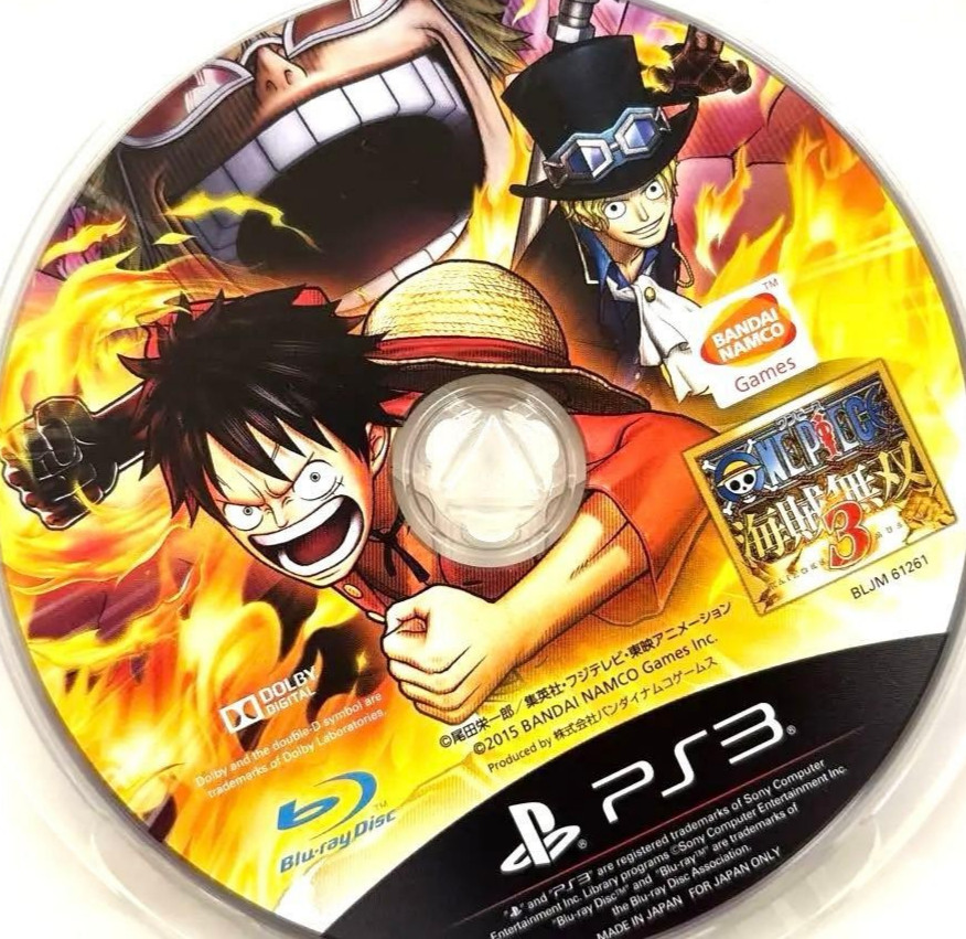 One Piece Pirate Warriors 3 PlayStation3 PS3 Japanese ver Used Tested Disc Only