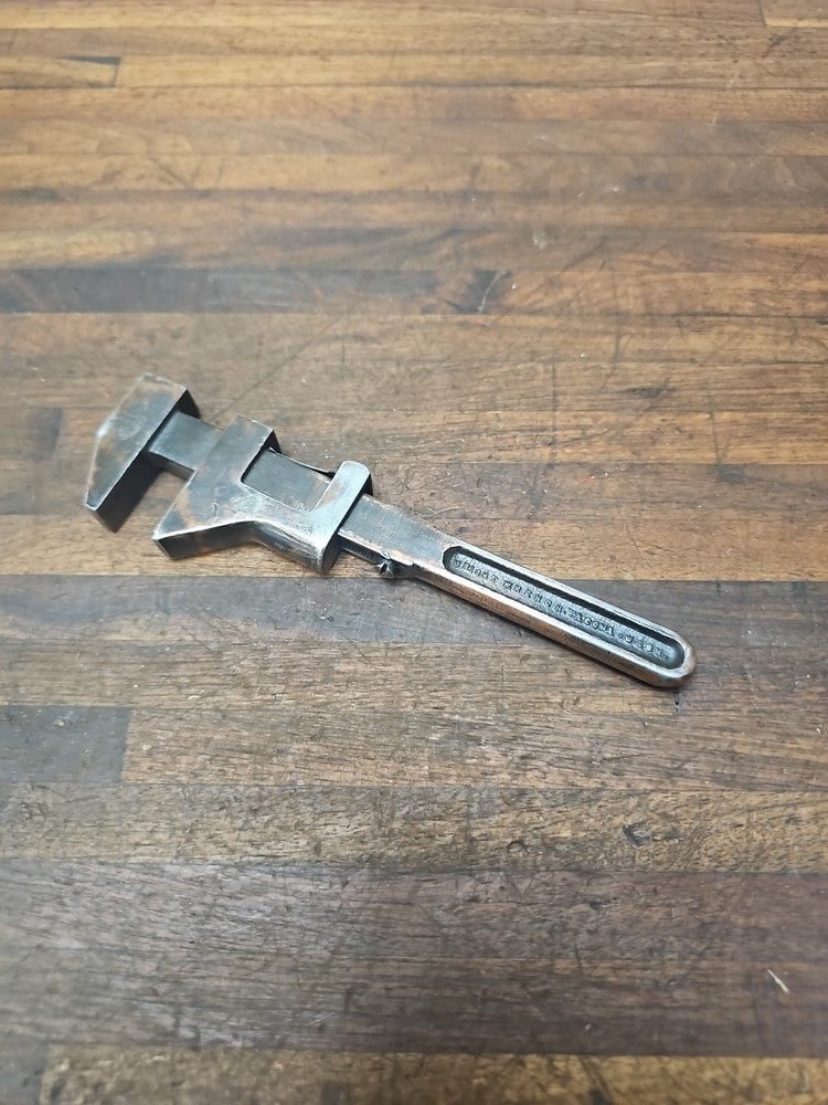K167-  Antique Patented Adjustable Wright Wrench Co Tool Pat 3-04 Tacoma Wash 8
