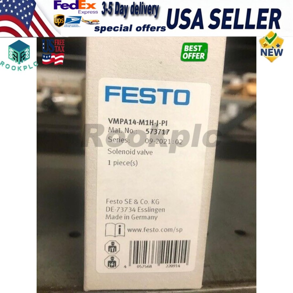 US FREE TAX New Festo VMPA14-M1H-J-PI 573717 Solenoid valve