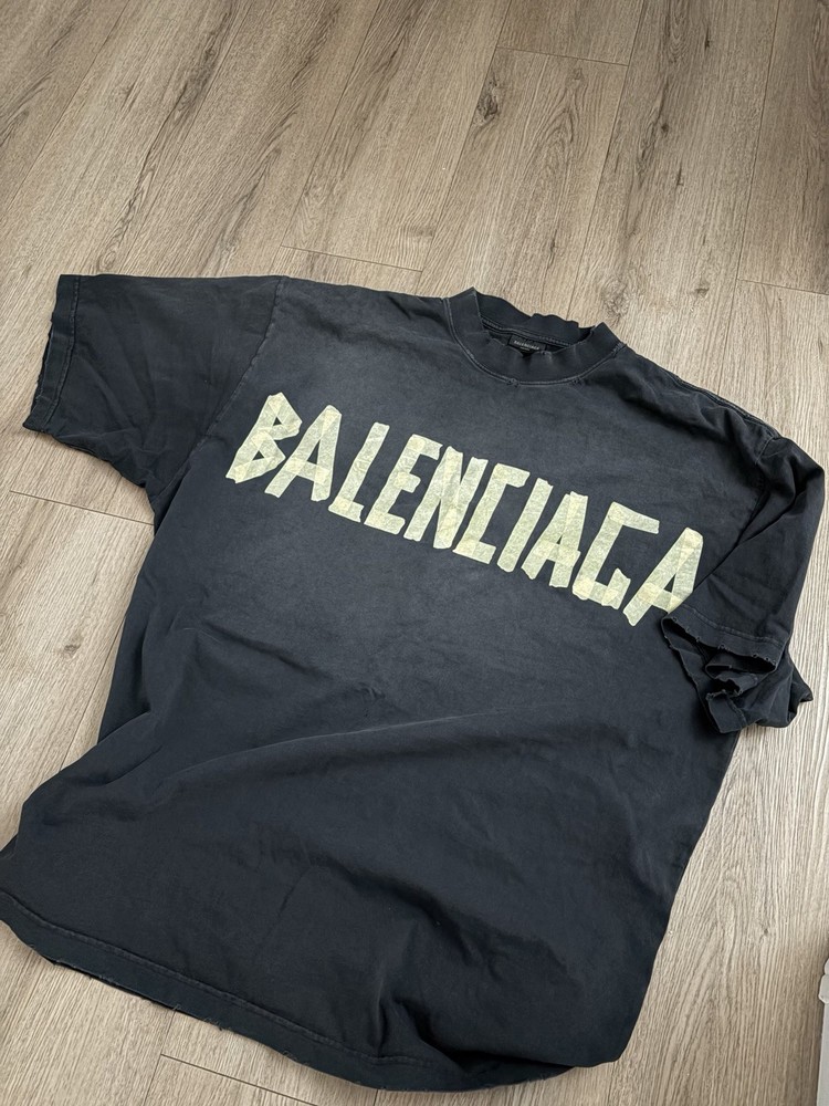 Balenciaga - Tape Men's T-Shirt Size 2XL