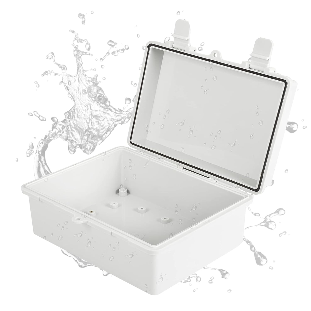 Waterproof Junction Box Extra Large - Outdoor Electrical Enclosure - ABS Plastic-image