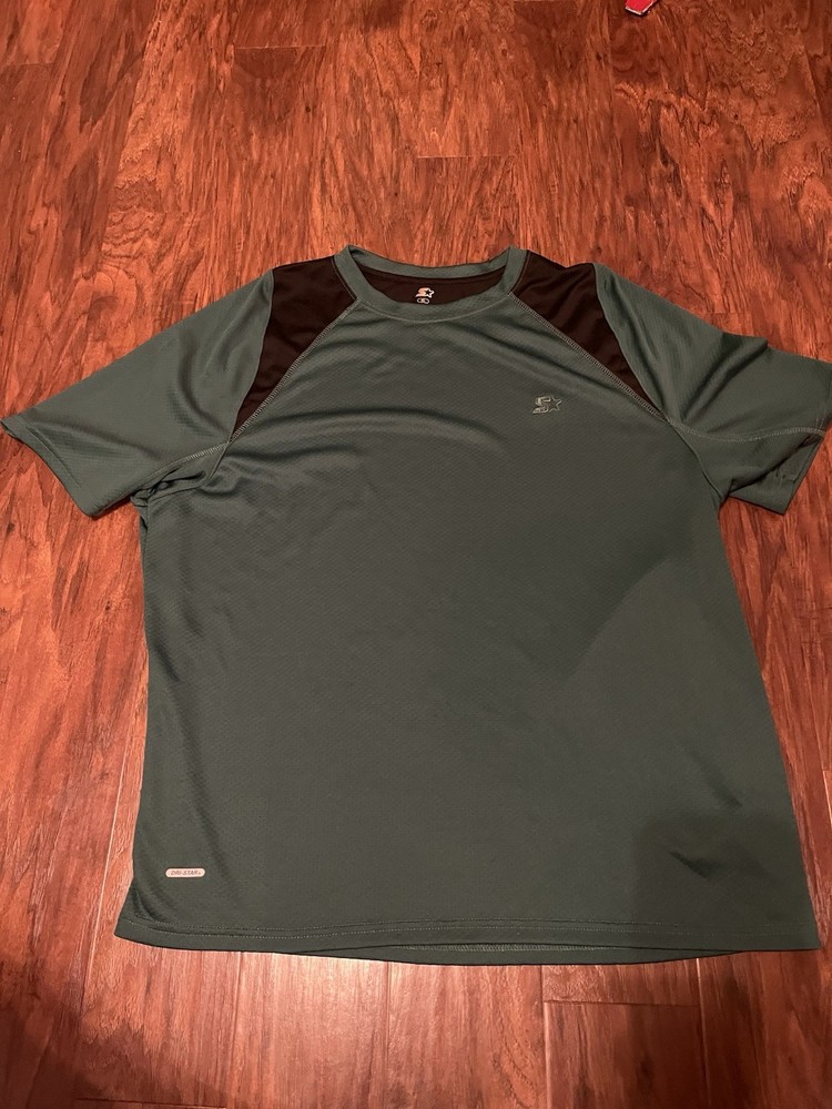 Starter Dri Star Green And Black Shirt XL