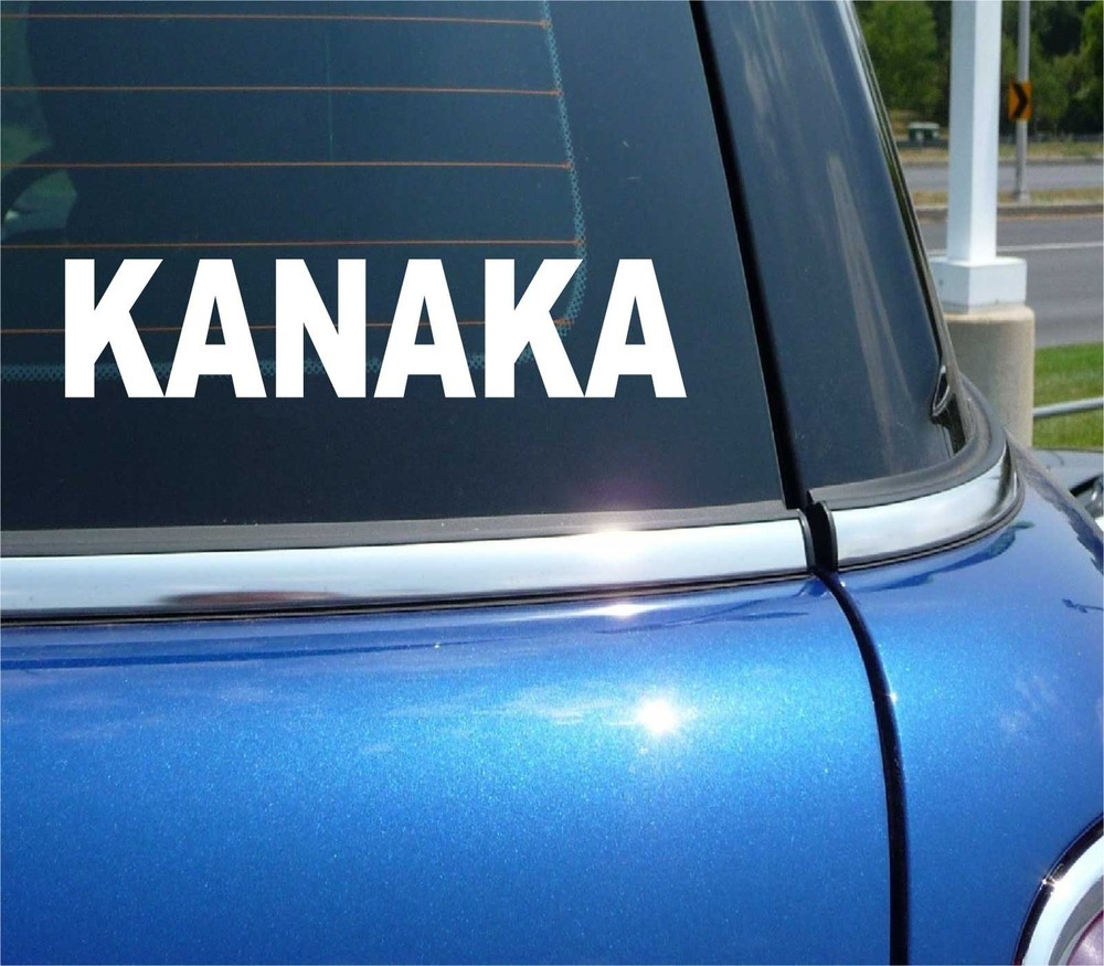Kanaka Maoli Native Hawaiian Pride Funny Car Decal Sticker Wall Art