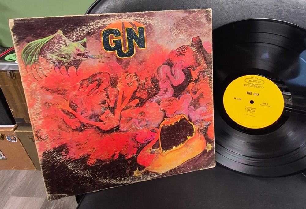 The Gun 1969 Psych Rock Vinyl LP Epice Recoprds Race With The Devil