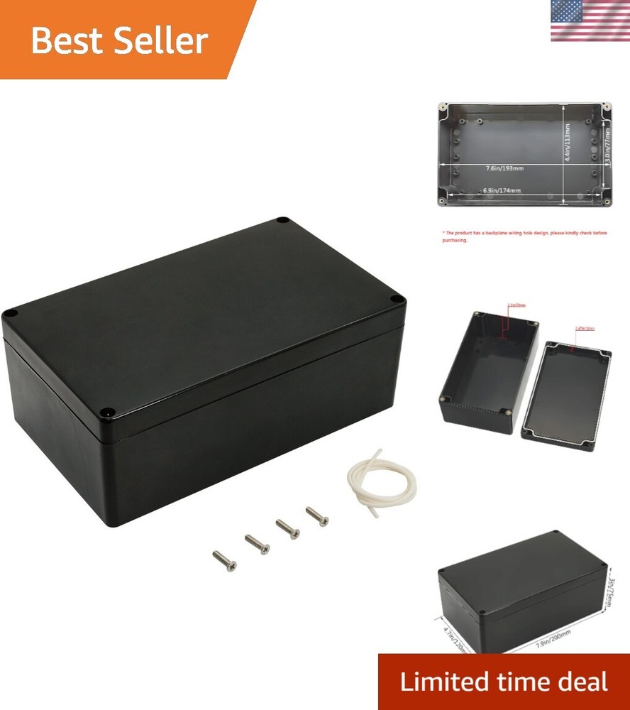 Project Box ABS Plastic IP65 Waterproof Dustproof Electrical Junction Box Out...-image