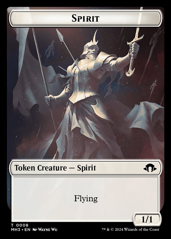 MTG Magic the Gathering Token - Spirit (8/716) Modern Horizons 3 LP