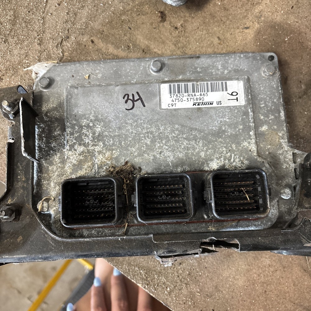 2006-2008 HONDA CIVIC 1.8L A/T ENGINE COMPUTER MODULE ECU ECM 37820-RNA-A65