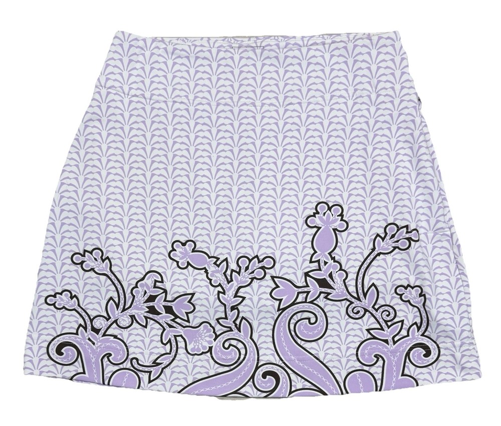 Athleta Skirt Comfort Elastic Waist Women’s Sz Small Purple With Pockets