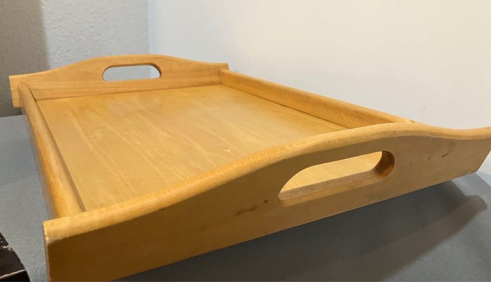 Wooden Tea Tray with Handle Rectangular Tray Japanese Style Tray Serving Tray