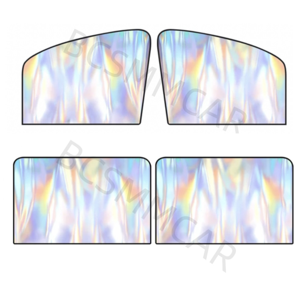 Auto Front Rear Car Window Sun Shade Visor UV Block Shield Set of 4