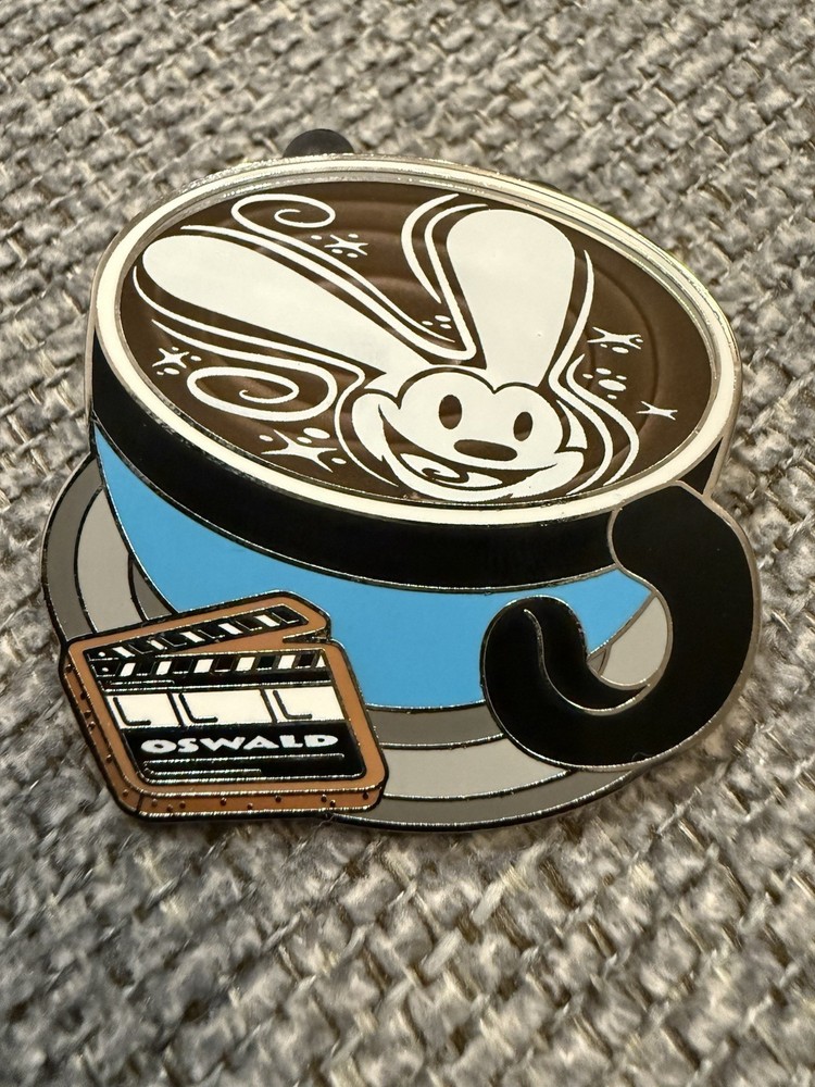 Disney Oswald The Lucky Rabbit Latte Character Pin #12