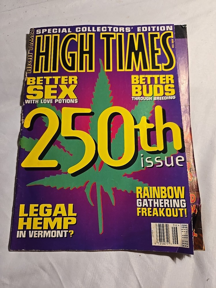 High Times Magazine June 1996 Special Collectors 250th Issue Vintage