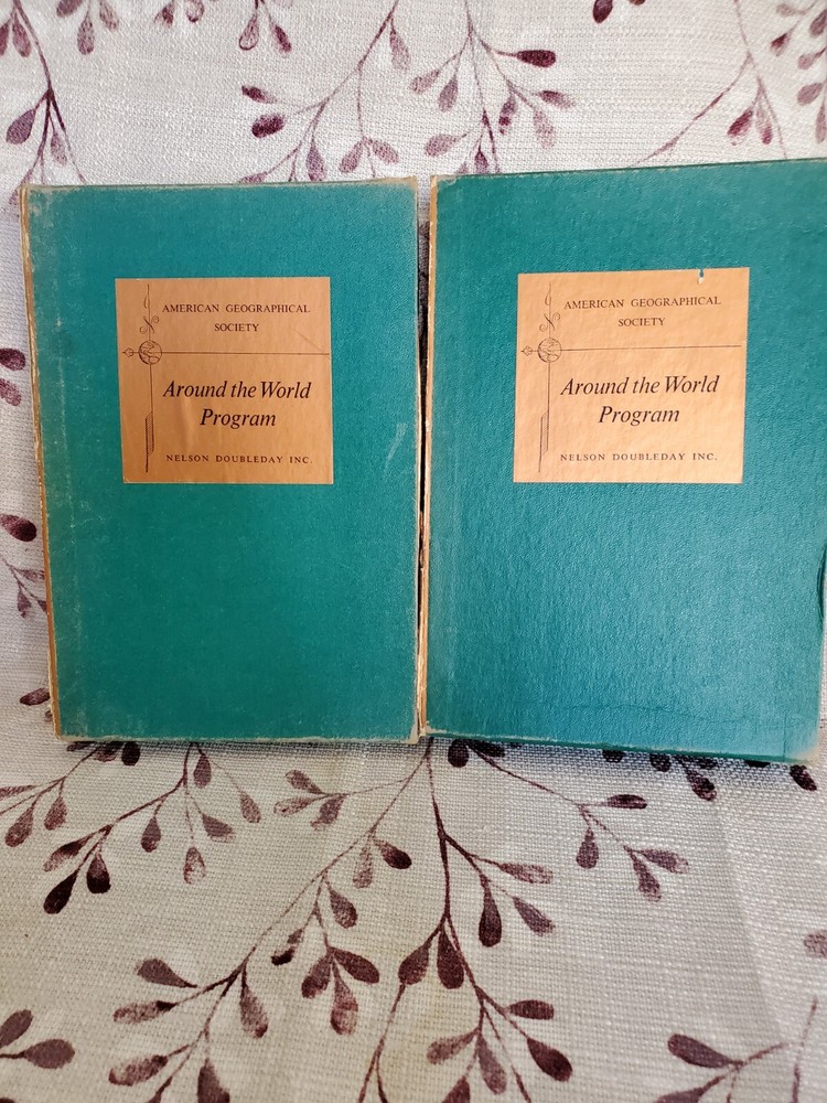 Lot Of 11 Vintage American Geographical Society Around The World Program Books