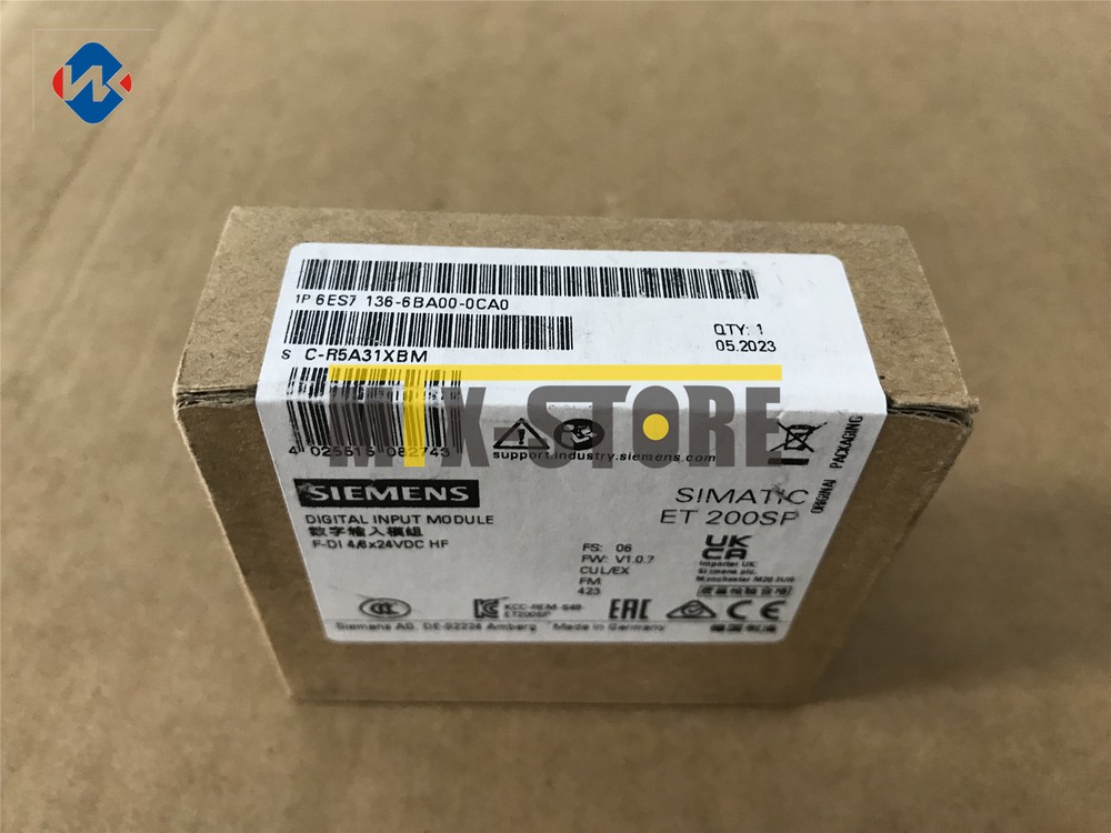 1PC New Siemens 6ES7136-6BA00-0CA0 6ES7 136-6BA00-0CA0 DP Electronic Module