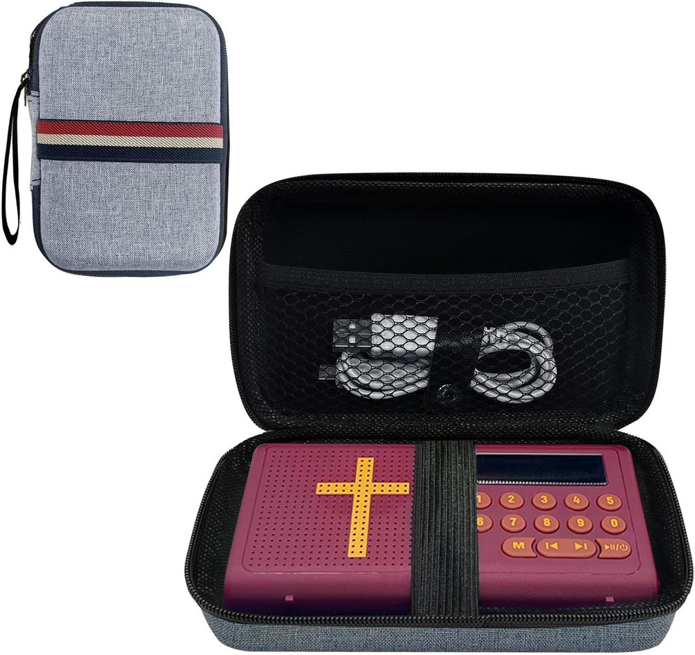 Carrying Case Compatible with Wonder Bible -The Talking Audio Bible Player，Light