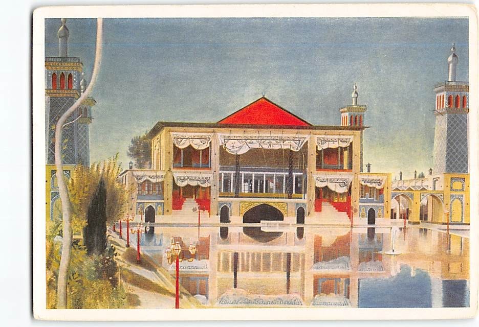 Postcard Golestan Palace in Tehran Iran