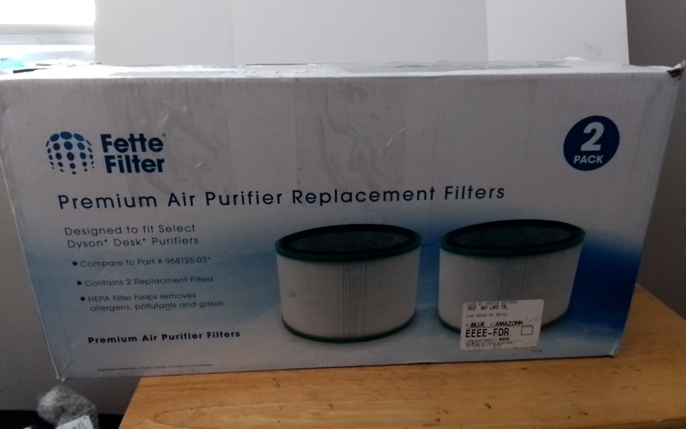 Dyson HP01 HP02 Premium HEPA Filter 2-Pack by Fette