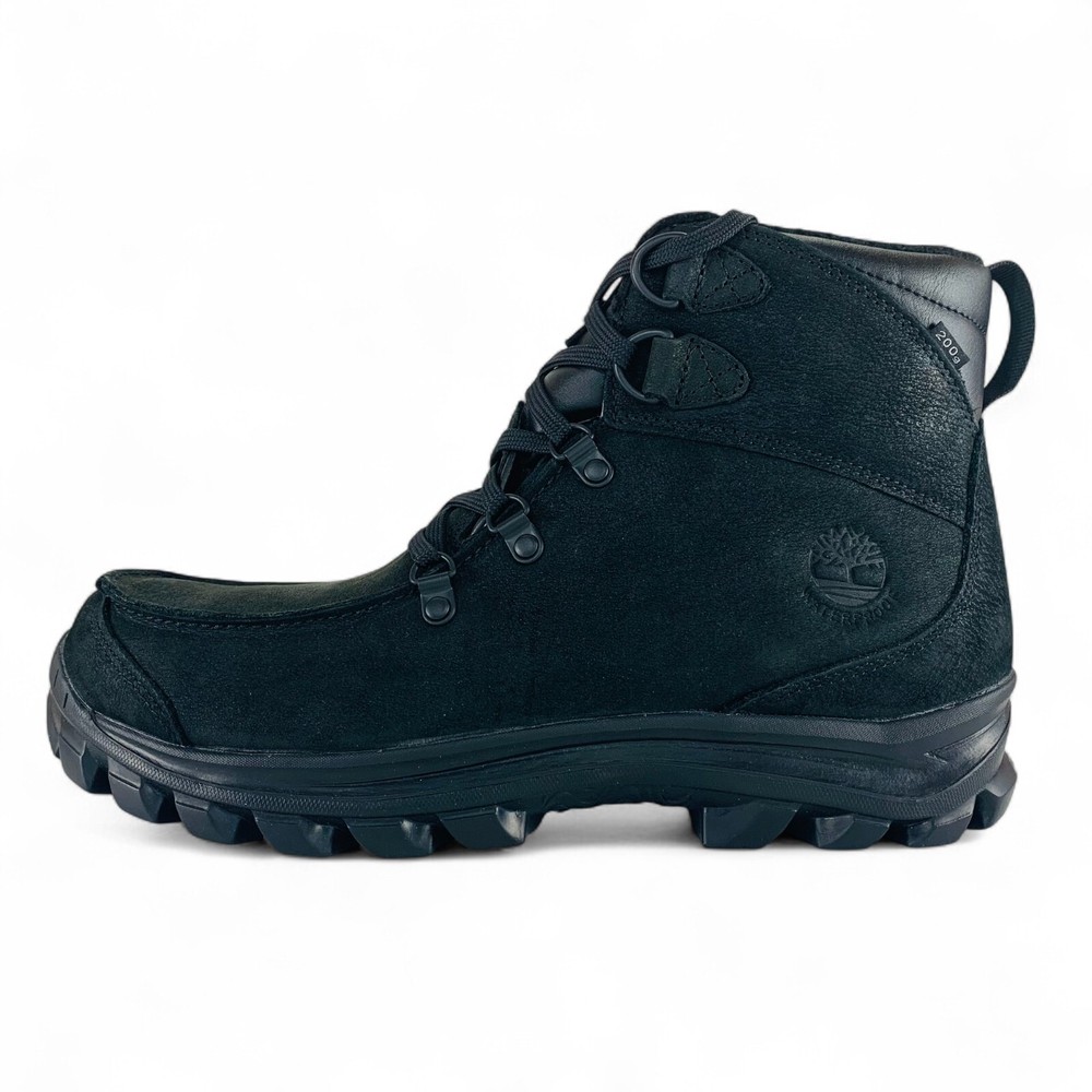 Timberland Chillberg Mid Waterproof Hiking Boots for Men in Black TB1A2DXY015