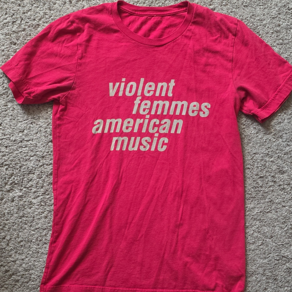 Violent Femmes American Music Graphic Print Crew Neck T-Shirt Unisex