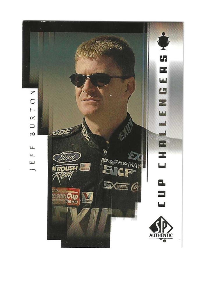 1999 SP AUTHENTIC CUP CHALLENGERS #CC3 Jeff Burton BV$5!!--ONE CARD ONLY!