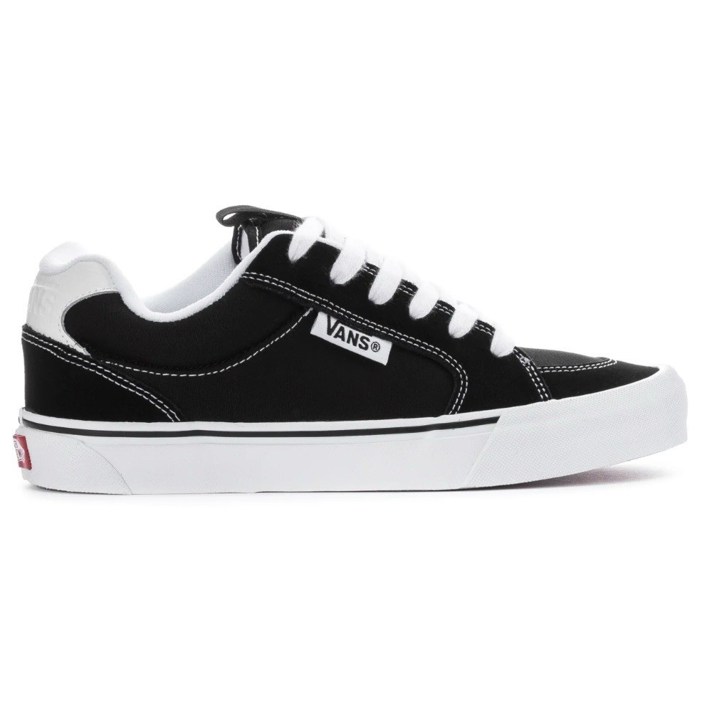 Vans Chukka Push Black White Canvas Suede Skate Shoes VN000CZWBZW Mens Size 9.5