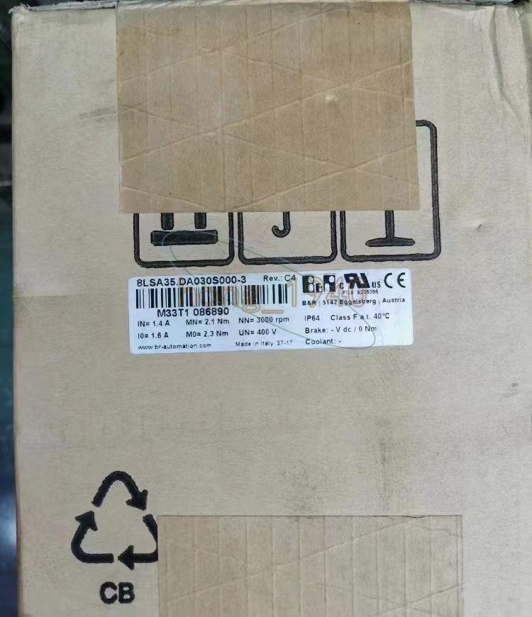 ONE New B&R servo motor 8LSA35.DA030S000-3