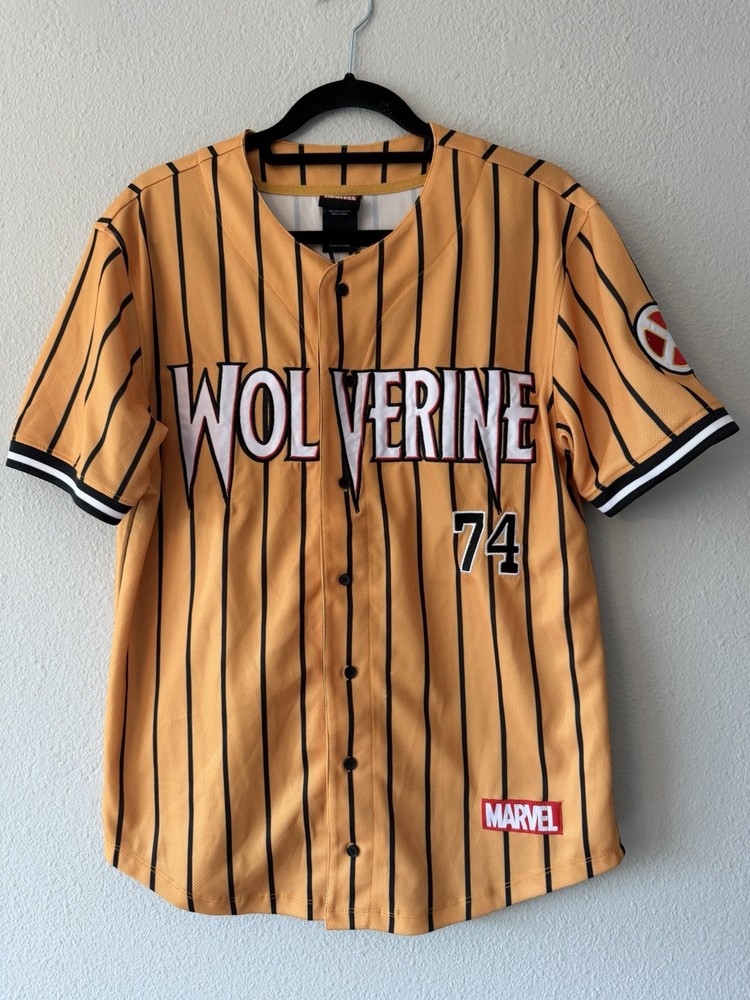Marvel X-Men Wolverine Howlett Striped Baseball Jersey - BoxLunch Exclusive SM