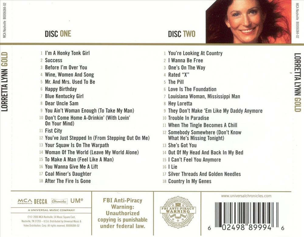 Loretta Lynn Gold New Cd