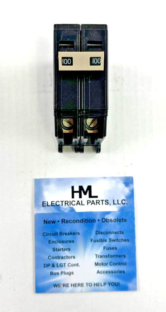 Eaton, Ch2100, 100A, 2 Pole,  *New Genuine Eaton Part, Beware Of Knock Offs