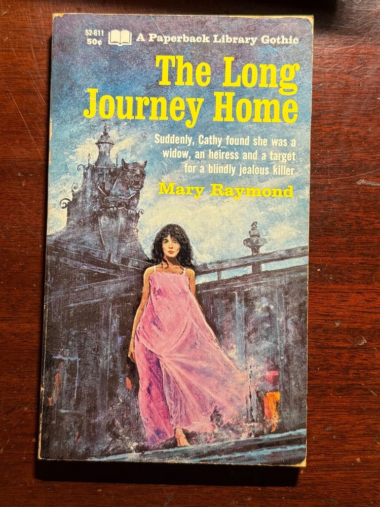 The Long Journey Home Mary Raymond 1967 1960s Gothic Horror Vtg PB BK