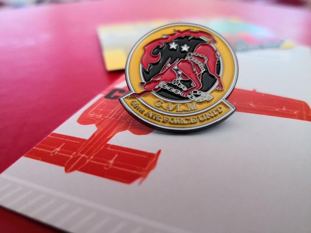 Ace Combat Zero Belkan War GALM Team USAF Pilot Lapel Pin-image