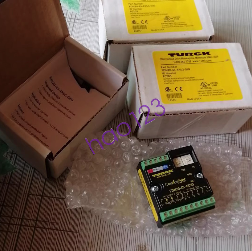 1PC NEW TURCK TURCK FDN20-4S-4XSG-DIN F0205 by DHL/FedEx
