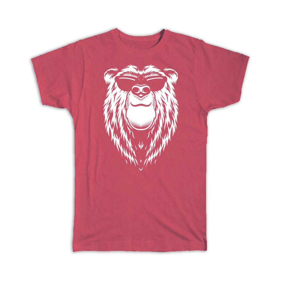 Polar Bear Sunglasses Wild Animal Lover Gift T-Shirt for Dad Birthday  