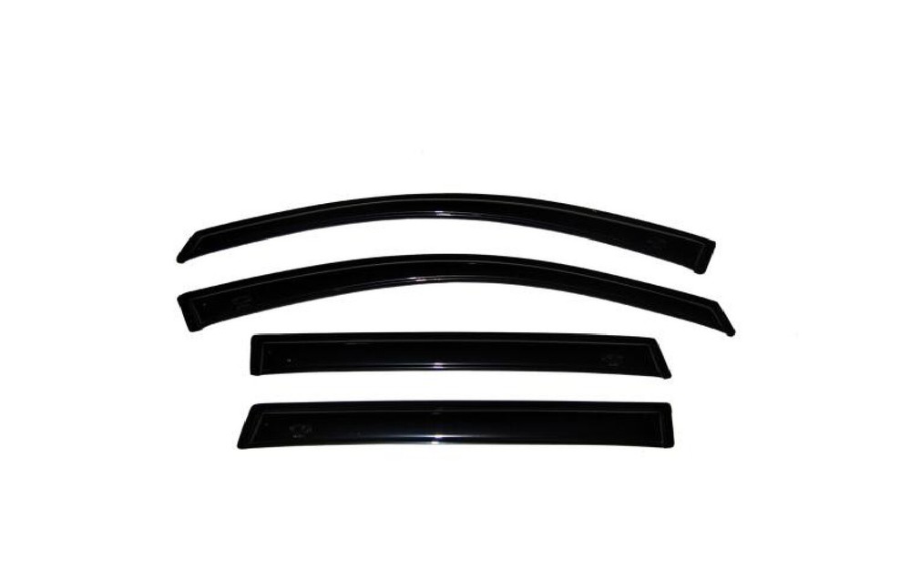 AVS 94721 Set of 4 Dark Smoke Ventvisor Acrylic Window Deflectors for Kia Rio