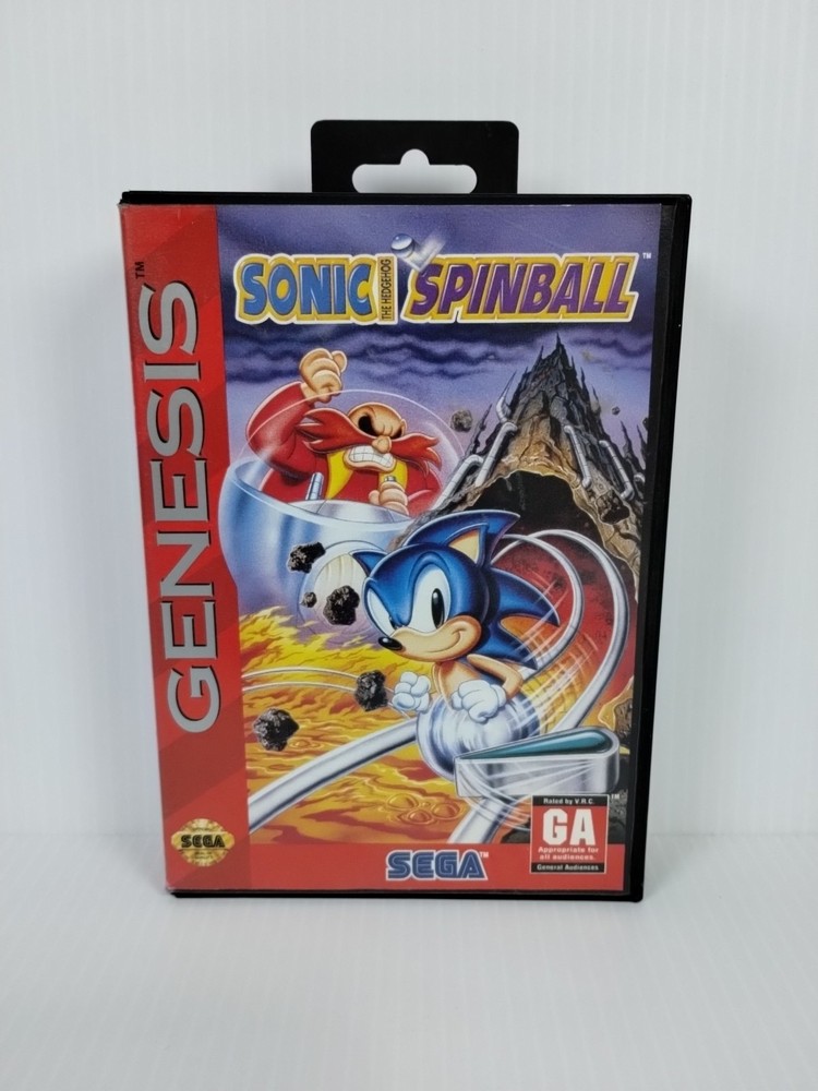 Sonic the Hedgehog Spinball (Sega Genesis) CIB - Tested - Free Shipping