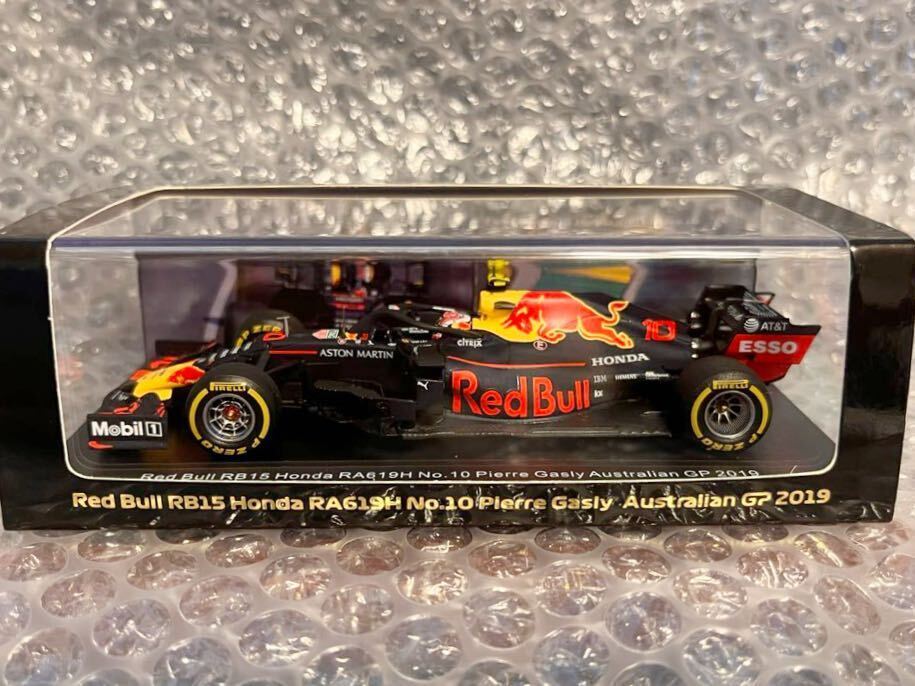 Spark 1/43 Aston Martin Red Bull racing Honda RB15 2019 F1 #10 P.Gasly P.Gasly
