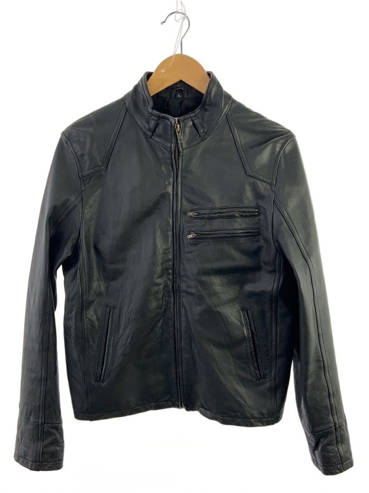 Single Rider Jacket/L/Leather/Blk 10801