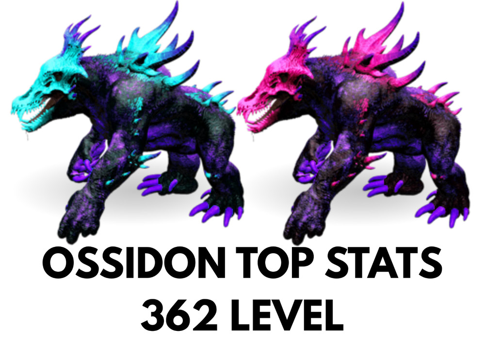 Ossidon TOP STATS 362 LEVEL Clone Ark Survival Ascended Official PVE