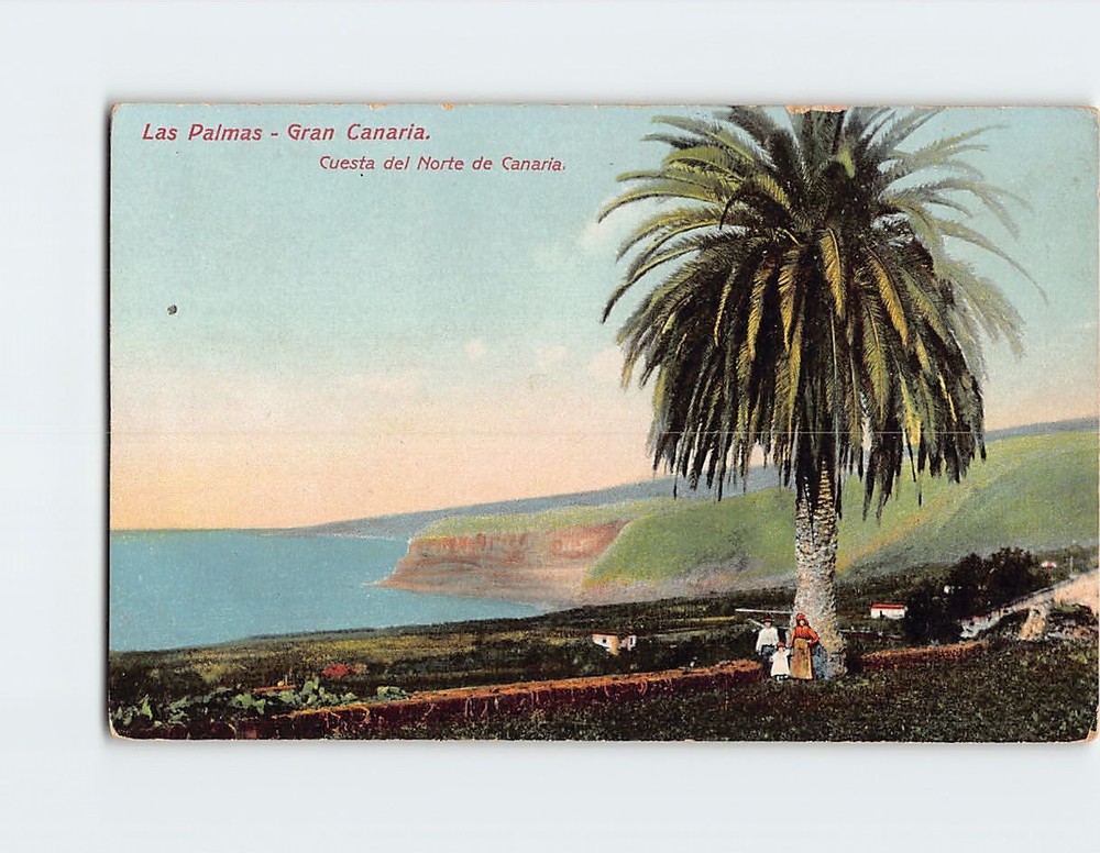 Postcard Cuesta del Norte de Canaria Las Palmas Gran Canaria Spain
