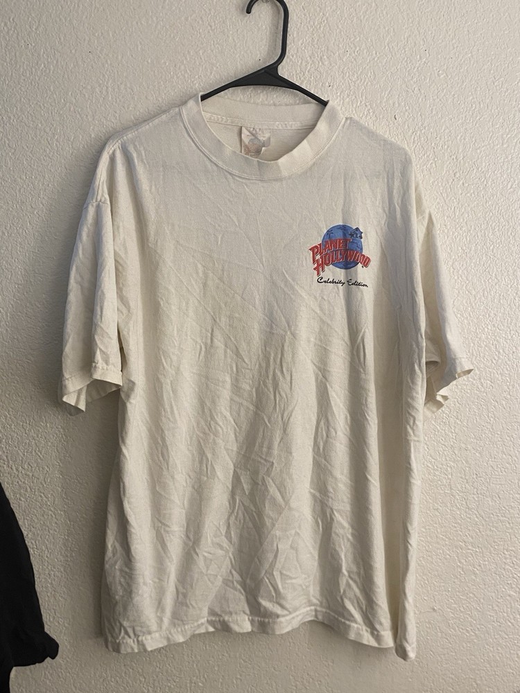 Planet Hollywood Celebrity Edition Men's L Vintage 90s Double-Sided Tee