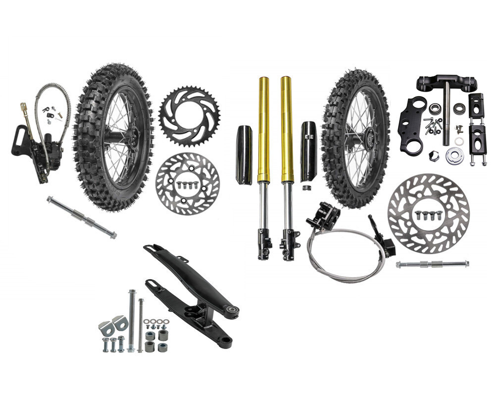 Apollo 110cc 125cc Dirt Bike Front Forks 90-100-14 70-100-17 14