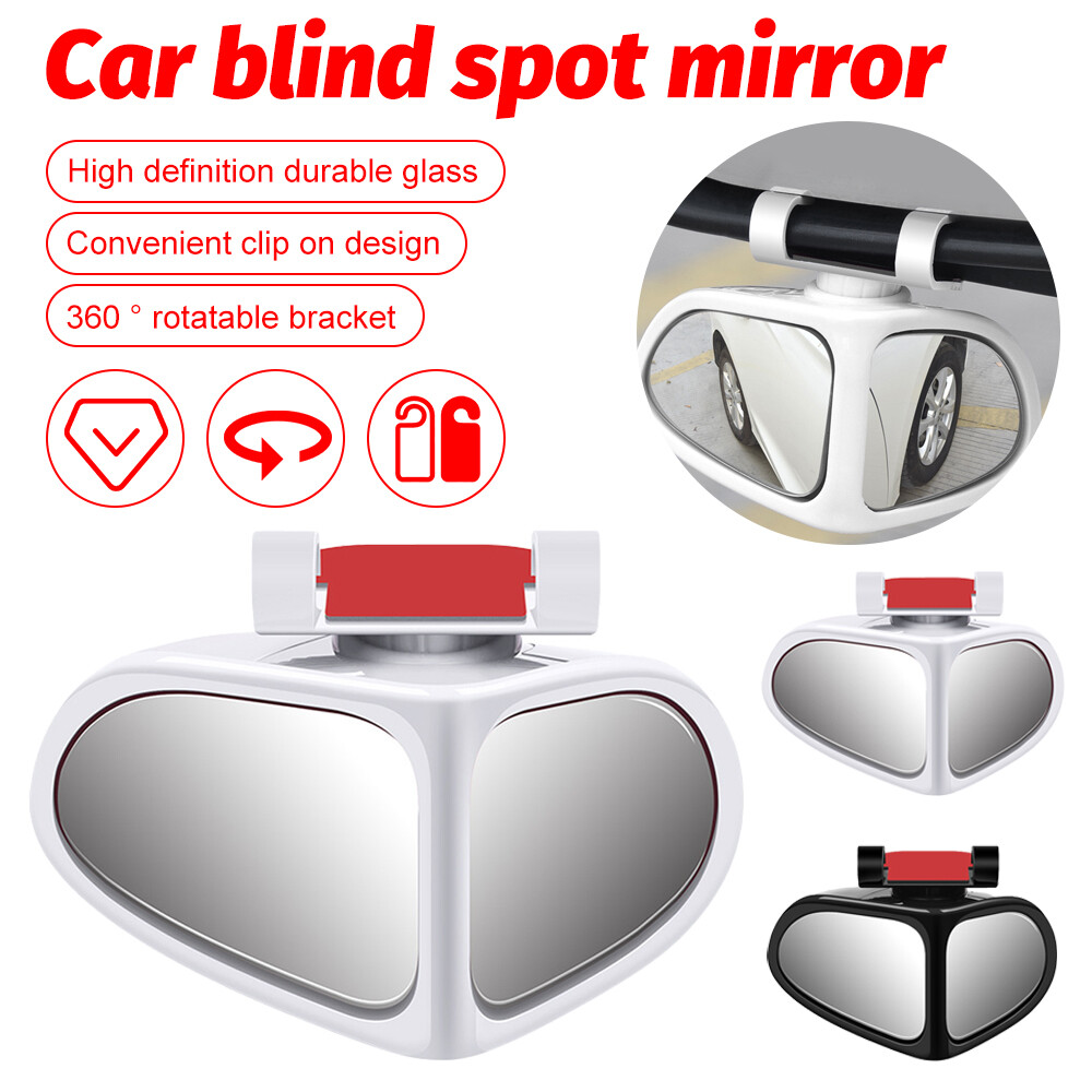 2-Pack Universal 360° Blind Spot Mirrors for Enhanced Parking Safety