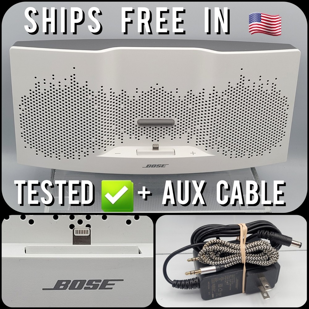 Bose SoundDock XT Speaker Music System White Green 415209 for Apple Tested
