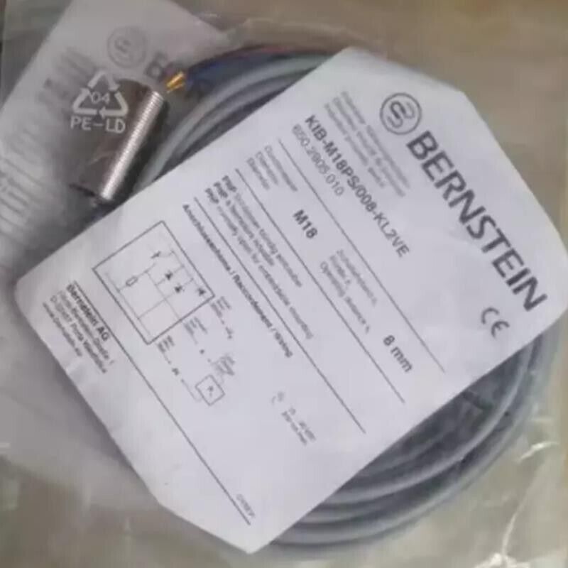 1PC NEW For BERNSTEIN Proximity Switch Sensor KIB-M18PS/008-KL2VE #F22