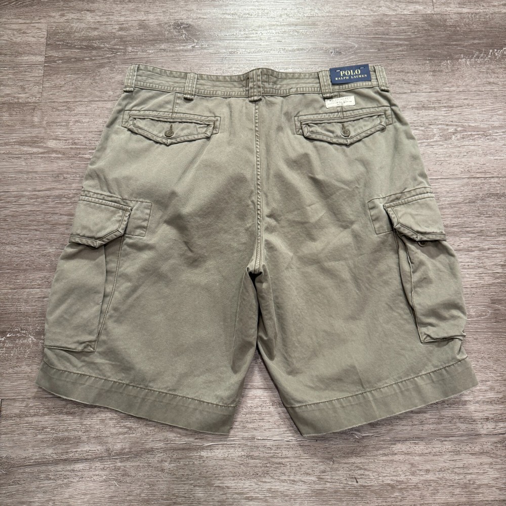 Polo Ralph Lauren Shorts Mens 42 Gray Cargo Utility Pockets Outdoors Hiking Tall