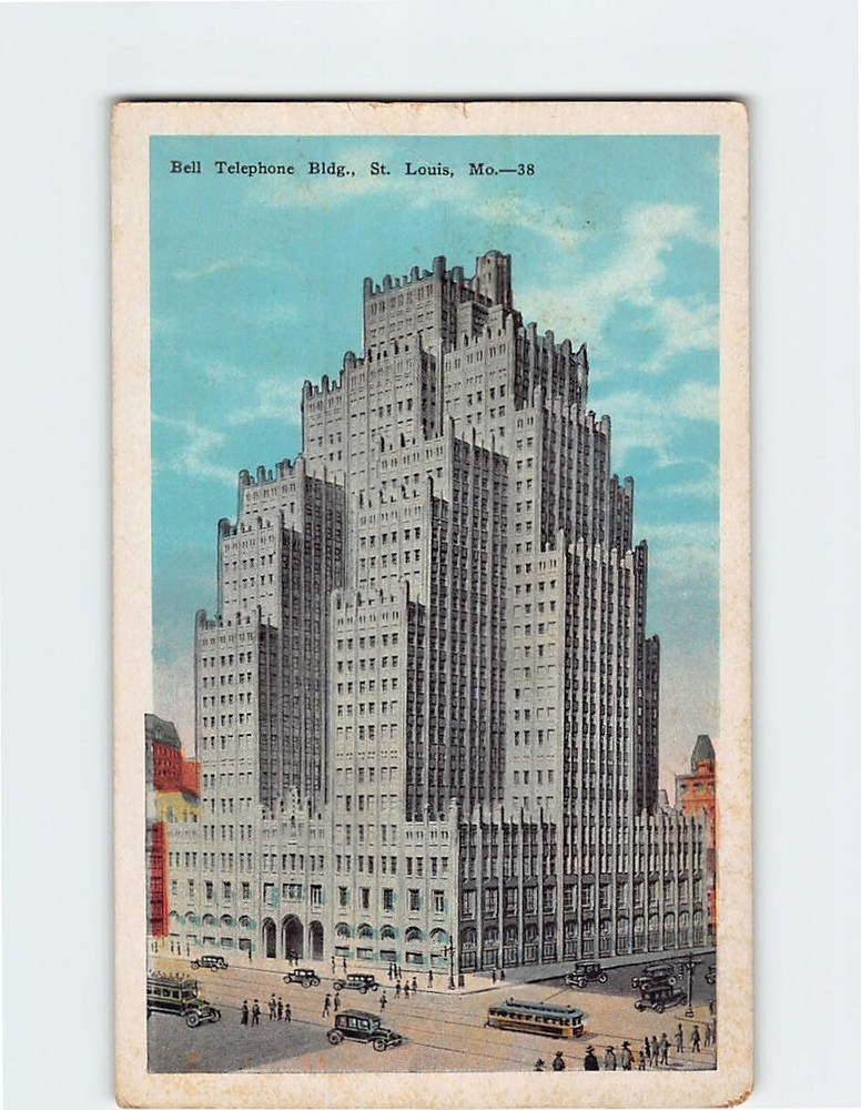 Postcard Bell Telephone Building St. Louis Missouri USA